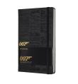 Opakowanie Notes linia L Jemes Bond, tytuły filmowe MOLESKINE