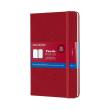 Opakowanie Notes linia tw. TWO-GO, cranberry MOLESKINE