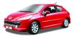 Opakowanie Peugeot 207 1:24 czerwony BBURAGO