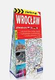 Okładka książki Plastic map Wrocław 1:22 500 plan miasta