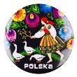 Opakowanie Przypinka duża - gąski Polska 58 mm FOLKSTAR
