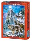 Okładka książki Puzzle 1500 Wilki i zamek  CASTOR