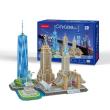 Opakowanie Puzzle 3D City Line New York City 123