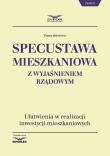 Opakowanie Specustawa mieszkaniowa z wyjaśnieniem rządowym