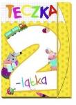 Teczka 2-latka. Zgaduję, rysuję, maluję. Autor: Jolanta Czarnecka. Dadada.pl Okładka książki Teczka 2-latka. Zgaduję, rysuję, maluję