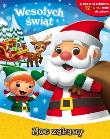 Okładka książki WESOŁYCH ŚWIĄT MOC ZABAWY 12 FIGUREK I MATA DO ZABAWY