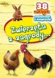 Zwierzęta z zagrody - 38 naklejek. Autor: Opracowanie zbiorowe. Dadada.pl Okładka książki Zwierzęta z zagrody - 38 naklejek