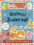 Okładka książki Duże naklejki dla małych rączek - Dzieci zwierząt
