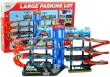 Opakowanie Duży parking poziomowy winda 6 autek helikopter