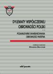 Okładka książki Dylematy współczesnej obronności Polski Tom 2 Pozamilitarne uwarunkowania obronności państwa