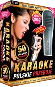 Okładka książki Karaoke Polskie Przeboje edycja 2019 - z mikrofonem (PC-DVD)