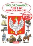 Okładka książki Kolorowanka 100 lat niepodległości flaga Gratis