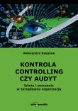 Okładka książki Kontrola controlling czy audyt.