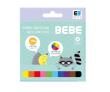 Opakowanie Kredki świecowe  10 kolorów BB KIDS pastel