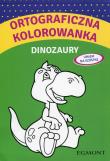 Okładka książki Ortograficzna kolorowanka Dinozaury