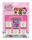 Opakowanie Pieczątki LOL blister z 5 pieczątkami