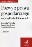 Okładka książki Pozwy z prawa gospodarczego na przykładach i wzorach