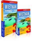 Wietnam, Kambodża, Laos 3w1: przewodnik + atlas + mapa. Autor: Królczyk Jakub. Dadada.pl Okładka książki Wietnam, Kambodża, Laos 3w1: przewodnik + atlas + mapa