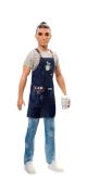 Opakowanie Barbie. Lalka Ken kariera barista FXP03