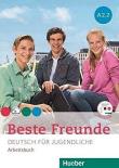 Okładka książki Beste Freunde A2.2 AB + CD wersja niemiecka HUEBER