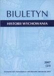 Opakowanie Biuletyn Historii Wychowania 2007 (23)