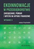 Okładka książki Ekoinnowacje w przedsiębiorstwie