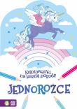 Kolorowanki na każdą pogodę Jednorożce. Autor: Katarzyna Fic. Dadada.pl Okładka książki Kolorowanki na każdą pogodę Jednorożce
