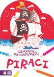 Kolorowanki na każdą pogodę. Piraci. Autor: Katarzyna Fic. Dadada.pl Okładka książki Kolorowanki na każdą pogodę. Piraci