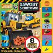 Książeczka dźwiękowa. My first JCB Zawody sportowe. Autor: Opracowanie zbiorowe. Dadada.pl Okładka książki Książeczka dźwiękowa. My first JCB Zawody sportowe
