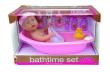 Opakowanie Lalka bobas set do kąpieli z wanną akcesoria