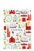 Opakowanie Notes A6 - mały Gdańsk symbole FOLKSTAR