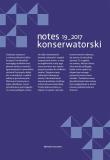Notes Konserwatorski Tom 19. Autor: praca zbiorowa. Dadada.pl Okładka książki Notes Konserwatorski Tom 19