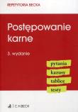 Postępowanie karne. Autor: Grochowska-Wasilewska Anna, Jagiełłowicz Łukasz, Wiśniewski Łukasz. Dadada.pl Okładka książki Postępowanie karne
