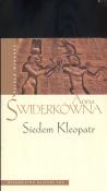 Siedem Kleopatr. Autor: Świderkówna Anna. Dadada.pl Okładka książki Siedem Kleopatr