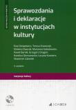 Sprawozdania i deklaracje w instytucjach kultury + CD. Autor: Ostapowicz Ewa, Krawczyk Teresa, Dworak Elżbieta. Dadada.pl Okładka książki Sprawozdania i deklaracje w instytucjach kultury + CD