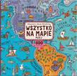 Wszystko na mapie Puzzle. Autor: Mizielińska Aleksandra, Mizieliński Daniel. Dadada.pl Okładka książki Wszystko na mapie Puzzle