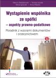 Wystąpienie wspólnika ze spółki aspekty. Autor: Śledzikowski Marcin, Szarek Tomasz. Dadada.pl Okładka książki Wystąpienie wspólnika ze spółki aspekty