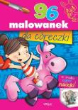 Okładka książki 96 malowanek dla córeczki + naklejki GREG
