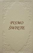 Biblia Tysiąclecia - oazowa, biała, panigatory. Autor:   Praca zbiorowa. Dadada.pl Okładka książki Biblia Tysiąclecia - oazowa, biała, panigatory