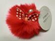 Opakowanie Brelok - Pompon uszy kota (czerwony)