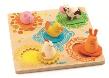 Opakowanie Drewniane puzzle wyciągane - Kaczka i przyjaciele