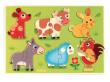 Opakowanie Drewniane puzzle - Łąka