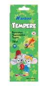 Opakowanie Farby tempera 7,5ml 10 kolorów Mały Szewczyk - KARBON