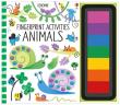 Fingerprint activities Animals. Autor: Watt Fiona, Erica Harrison. Dadada.pl Okładka książki Fingerprint activities Animals