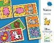 Opakowanie Gra drewniana domino - Kolorowe zwierzaki