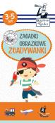 Kapitan Nauka Zagadki obrazkowe Zgadywanki 3-5 lat. Autor: Monika Sobkowiak. Dadada.pl Okładka książki Kapitan Nauka Zagadki obrazkowe Zgadywanki 3-5 lat