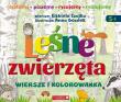 Leśne zwierzęta. Wiersze i kolorowanki. Autor: Elżbieta Czajka. Dadada.pl Okładka książki Leśne zwierzęta. Wiersze i kolorowanki