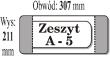 Opakowanie Okładka zeszytowa A5 (50szt) IKS