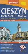 Okładka książki Plan miasta - Cieszyn i okolice 1:9 300/1:25 000