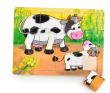 Opakowanie Puzzle drewniane Brimarex dla małych dzieci - krowa i cielak (1573810)